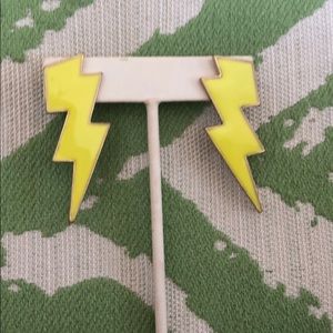 Lightning bolt earrings